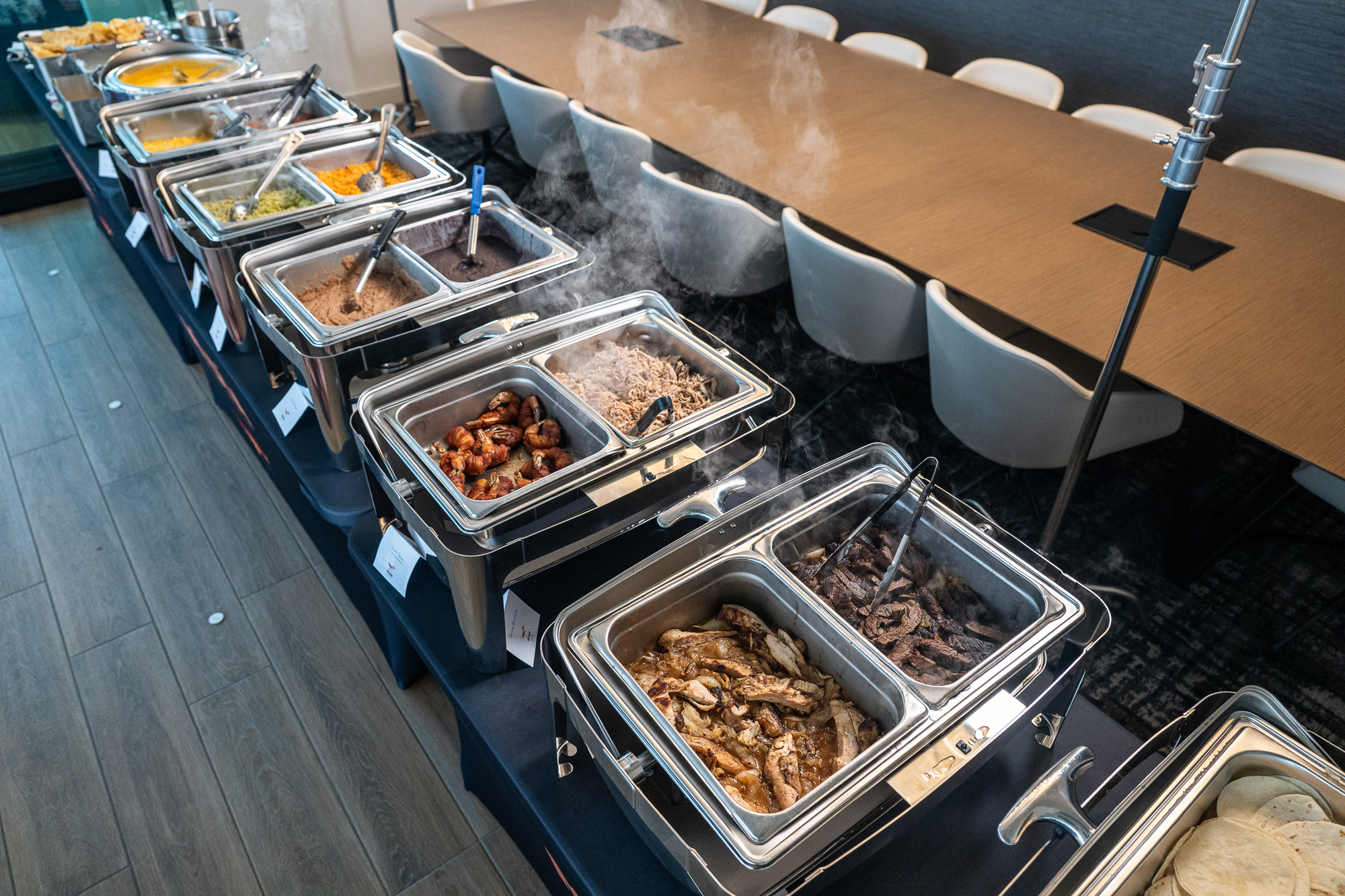 Mi Dia catering detail shot